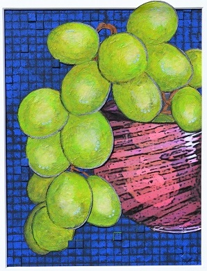 Bowl of Grapes by Janet Manalo